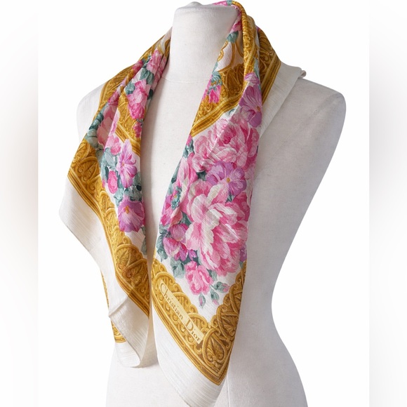 Dior Accessories - CHRISTIAN DIOR Silk Scarf